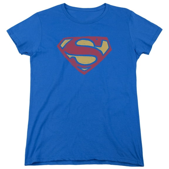 Superman Super Rough Women's T-Shirt Royal Blue