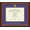 Purple, variant on University of Northern Iowa Diploma Frame, Document Size 13" x 10"