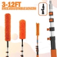 thumbnail image 5 of 20FT Reach Ceiling Fan Cleaner Duster, Fan Blade Cleaner Kit with 3-12FT Extension Pole, Microfiber Duster & Replaceable Cleaning Cloth for Blades, Ceiling, Furniture, 5 of 8