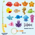 thumbnail image 2 of Juguetes de baño para pesca CozyBomb Kids, pez flotante magnético, 2 of 8