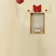 thumbnail image 4 of TIMIFIS Wooden Hanging Decorations, Wooden Rectangular Photo Frame Hanging Decorations High Class Feeling Living Room Green Wall Decorations Faux Rattan Wall Decorations Home Decor, 4 of 6