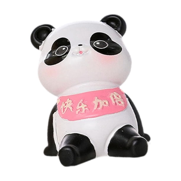 Figura de panda para decoración del salpicadero del coche, artesanías, adorno coleccionable para coche. Estilo G