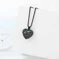 thumbnail image 4 of Heart Urn Necklace for Ashes Abalone shell Cremation Jewelry for Women Men Stainless Steel Memorial Pendant Loved Ones Funeral Keepsake Gifts, 4 of 7