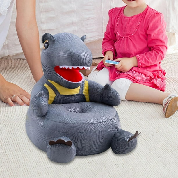 Silla de dinosaurio para Niños Macarena Sofá de dibujos animados Gris
