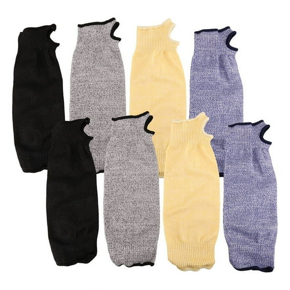 4Pair Cut and Burn Sleeves Arm Protection Forearm Protectors for Thin Skin Bruising Cuff Open 35cm