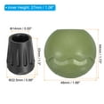 thumbnail image 2 of Unique Bargains 0.55'(14mm) Chair Feet Replacement Plastic Camping Chair Leg Tips Cap Protector Green 4 Pack, 2 of 7