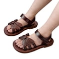thumbnail image 5 of Ruyang Sandals for Toddler Girls Flower Open Toe Anti Slip Rubber Sole Shoes Kids Hook and Loop Swim Beach Summer Flat Shoes, 5 of 9