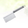 thumbnail image 3 of Stainless Steel Wave Cutter Crinkle Cutting ToolFrench Fry Potato Slicer Cutter, 3 of 8