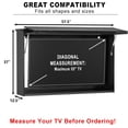 thumbnail image 3 of GDLF Outdoor TV Enclosure Solid Wood TV Cover 55 Inch Weatherproof with Premium Dual-Arm TV Mount, 3 of 8