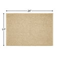 thumbnail image 4 of Mainstays Basic Polyester Chenille Noodle Bath Rug, Vallejo Tan, 17"x24", 2-Piece Set, 4 of 9