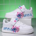 thumbnail image 3 of Zapatillas de deporte de puntada para niños y niñas, zapatos informales de baloncesto, correr, deportes de moda, regalo para niñas de 7 y 18 años, 3 of 5