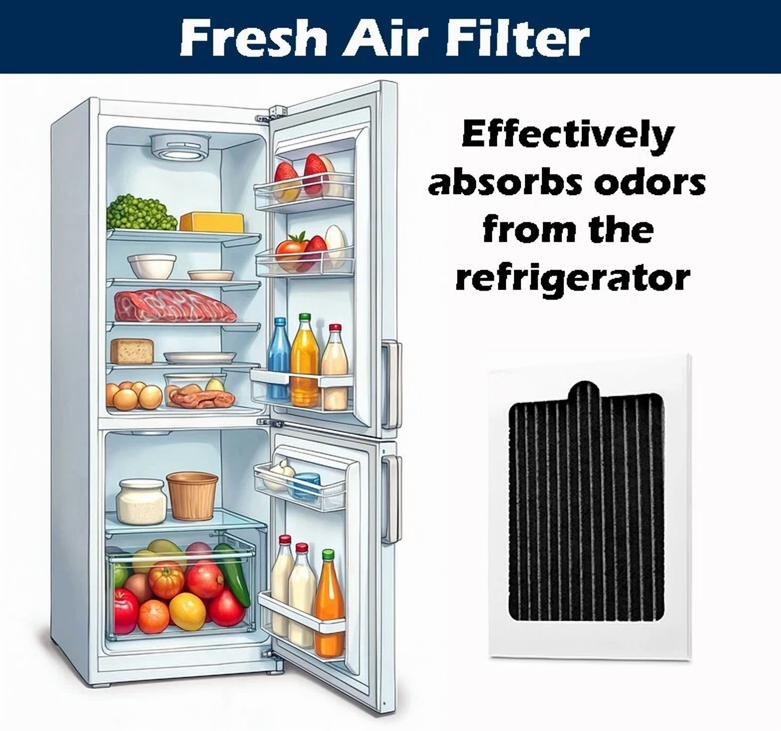 Air Filter For Frigidaire Electrolux Ultra 7241754001 Lphs2687Kf0 Fghs2667Kw1