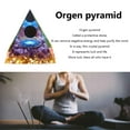 thumbnail image 1 of Cristal orgonita pirámide energía curativa Reiki Chakra hogar oficina decoración (B) Ndcxsfigh Para estrenar, 1 of 6