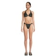 thumbnail image 2 of No Boundaries Tab Tunnel Lurex Bikini Bottoms, Sizes S-XXL, (Women's’s and Women's’s Plus), 2 of 5