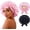 Pink Black, variant on Bonnet for Sleeping Satin Hair Bonnets Double Layer Hair Wrap Adjustable Night Caps Sleep Hair Cap for Women 2 count