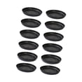 thumbnail image 2 of 12 bandejas para macetas con platillo para plantas, elegantes y con drenaje para interiores y exteriores. negro, 2 of 8