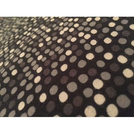 Mens Pvc Dotted Canvas - Canvas Print Pillow Dot Structure Textile Black White Nice Stretched Canvas 10 x 14