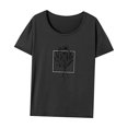 thumbnail image 3 of Camiseta de mujer con cuello redondo, ligera, de verano, para el trabajo, senderismo, regalo para mujer L, 3 of 7