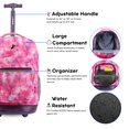 thumbnail image 5 of J World Unisex Sunrise 18" Rolling Backpack For School And Travel, Purple Galaxy, 5 of 7
