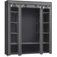 thumbnail image 1 of 59 Inch Closet Organizer, Storage Organizer Wardrobe with Non-Woven Fabric, Gray ULSF03G, 1 of 8