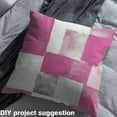 thumbnail image 2 of Manfei Pink Aesthetic Sewing & Crafting Fabric (3 Yards), Abstract Oil Painting Home Decor Fabric by the Yard, Geometry Checkered Fabric by the Yard, Stylish Living Room Decoration, 2 of 6