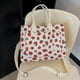 thumbnail image 3 of Bolso Estético Mano Casual Lindo Patrón Fresa Nailon para Mujeres Y Niñas, 3 of 8