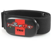 Mo-Fit Trio Heart Rate Monitor Chest Strap / HRM for Apple, Android, Peloton, Garmin, Strava, Zwift, ANT+, 5.3 kHz Gym Equipment, and Bluetooth 4.0