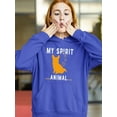 thumbnail image 2 of Corgi My Spirit Animal Hoodie Women -Image by Shutterstock, Female Small, 2 of 4