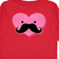 thumbnail image 4 of Inktastic Kawaii Mustache Heart Girls Long Sleeve Toddler T-Shirt, 4 of 5
