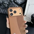 thumbnail image 6 of for iPhone 14 Pro Max Case, [Feels Good in The Hand] Scratch Resistant PU Leather Phone Cover Non-Slip Comfortable Hand Grip Slim Lightweight Phone Case for iPhone 14 Pro Max, Black, 6 of 7