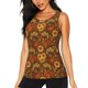 thumbnail image 1 of Balery Chicken And Rooster Camiseta sin mangas estampada ligera para mujer, tops de entrenamiento sin mangas, camisetas de yoga transpirables de secado rápido.-Medium, 1 of 7