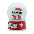 Star Wars Grogu Holiday 55mm Snow Globe, Glass, 5.3 oz, Resin, Green