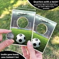 thumbnail image 4 of Juego de escritorio Coinhole, pelota de fútbol que rebota monedas, 4 of 8