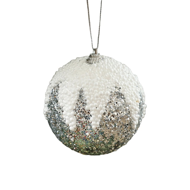 Bolas Navideñas de Espuma de 8 Cm para Decoración de Árbol de Navidad, Accesorios Colgantes para Disfrazarse.