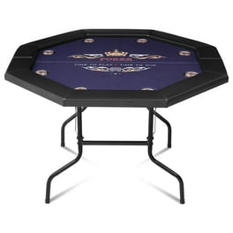 Barrington 6 Player Foldable Poker Table, No Assembly