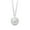 Silver, variant on UDIYO Necklace Faux Pearl Elegant Alloy Shell Pendant Necklace for Dating