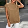 thumbnail image 4 of Kezqiaxn Crewneck Sweatshirts Women Fall Short Sleeve Casual Pullover Tops with Pocket Trendy Womens Sweatshirt Women's Clothing, 4 of 6