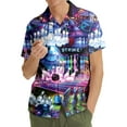 thumbnail image 5 of Funny Bowling Hawaiian Shirts for Men, Bowling Short Sleeve Button Down Shirt, 5 of 7