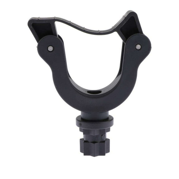 Black Oar Holder, Paddle Clip Holder Oars Keeper Mount Holder for Canoes Kayaks Boats Side Mounted Track / Rail