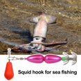 thumbnail image 3 of Hyasfey 9CM/27G Squid Jig Hook with Colorful Beads Swivel Double-layer Umbrella Hook Cuttlefish Sleeve Fishing Hook Freshwater Saltwater Fishing Accessories, 3 of 6
