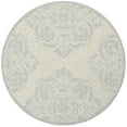 thumbnail image 2 of Safavieh Chelsea Vianne Geometric Area Rug, Ivory/Blue, 4' x 4' Round, 2 of 10