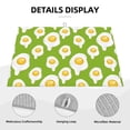 thumbnail image 4 of Dish Drying Mat, Cute Fried Egg Green Absorbent Microfiber Kitchen Mat, Heat Resistant Drying Mat Kitchen Counter for Dishes, Utensils, Pots, Pans, Drainer Mats 18x24in, 4 of 7
