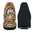 thumbnail image 6 of XYZCANDO 2 pcs Car Interior Decor for Auto Interior Front Seat Cover Easy Install Easy to Install, Truck SUV Van Car Seat Covers, Horse Pattern, 6 of 10