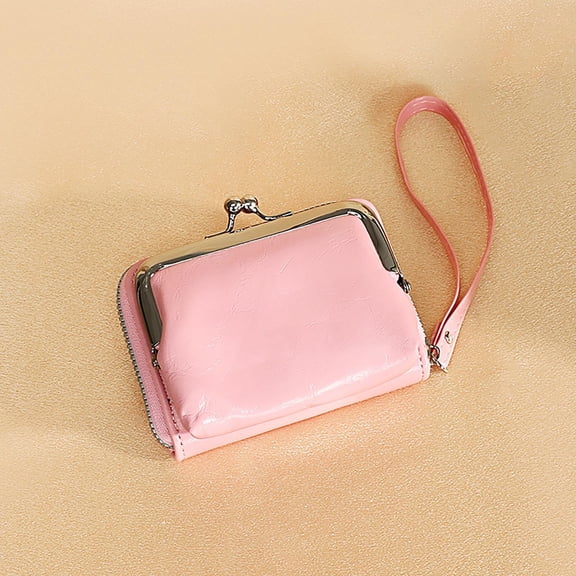 Women's RFID Blocking Wristlet Wallet - 3-in-1 Zip-Around with Coin Purse & Card Slots - Vegan Leather with Secure Clasp,1Pcs