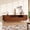Brown - TV Stand L, variant on 47''W Walnut Finish Coffee Table with Storage, Luxurious Retro Center Table with Drawer and Open Shelf for Living Room, Mid-Century Modern Accent Tea Table for Home and Office, Brown