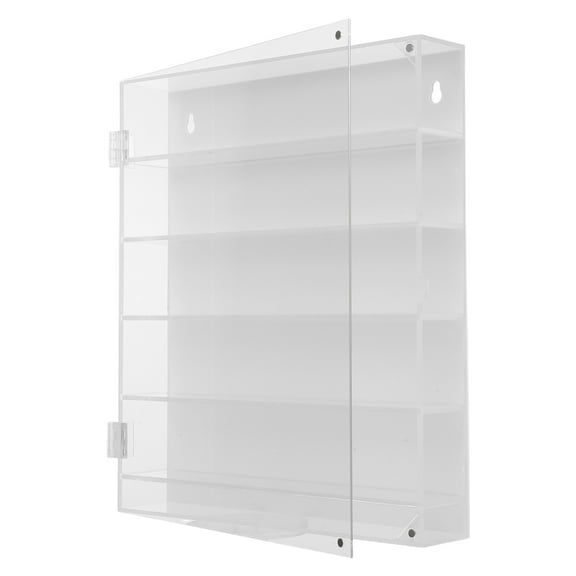 PTOOTP Stylish Clear Acrylic Car Collectible Display Box Multi Shelf Storage Organizer