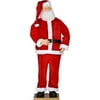 Life-Size Animated Santa With Realistic Face Christmas Decor, Over 5.5' Tall