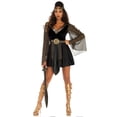 thumbnail image 1 of Disfraz Premium Adulto Leg Avenue  Guerrera Amazona De Dama Color Negro Talla:S, 1 of 2