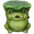 thumbnail image 2 of Northlight Frog Outdoor Garden Patio Plant Stand - 11.75", 2 of 6
