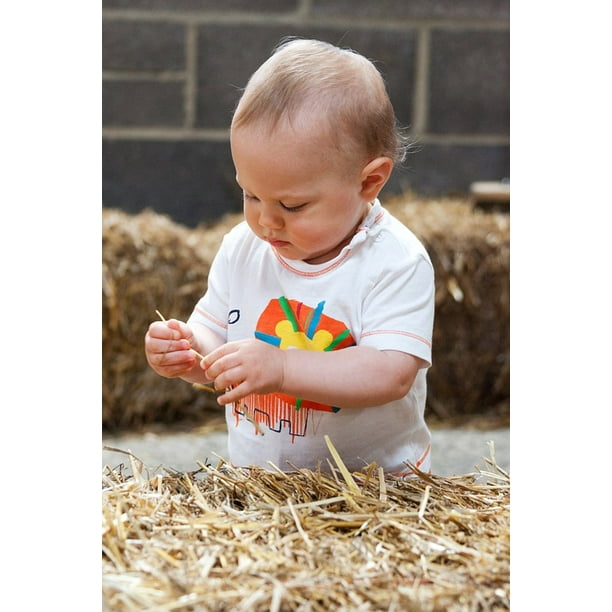 Child Boy Baby Farmer Farm Agriculture Cute20 Inch By 30 Inch